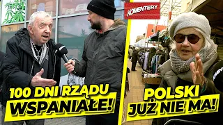 Obiecanki CACANKI! Same PLUSY! Polacy PODSUMOWALI 100 dni rządu Tuska | Komentery