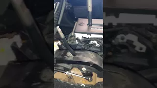 Jeep transfer case shifter fix with new bushing