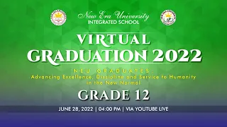 VIRTUAL GRADUATION - GRADE 12  (JUNE 28, 2022 @ 4:00 PM)