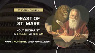 Daily Live Holy Eucharist | Daily Mass at 6:15 am Thu 25th April 2024, St. Joseph Church, Mira Road