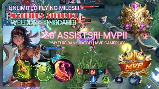 Mathilda Tutorial - Give Your Team Unlimited Flying Miles! 28 Assists+MVP Mythic Rank Gameplay 2024!