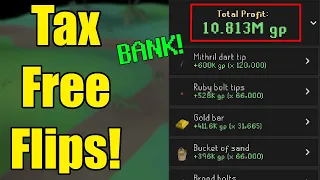 Avoid GE Tax & Make BANK! - OSRS Tax Free Flipping Guide