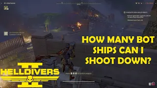 Helldivers 2, reallyloving the new mission type. Solo, 4k Gameplay