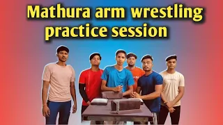 Mathura arm wrestling practice session 🔥🦅😱#armwerstling #gym #armwrestler #vlog