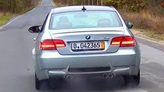 BMW M3 E92 ACCELERATION 0-180 km/h BESCHLEUNIGUNG Kickdown + Loud V8 REVVING Exhaust Sound REVs