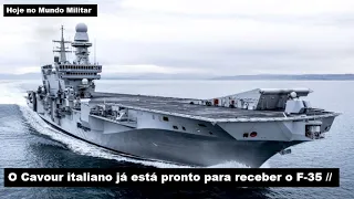 O Cavour italiano já está pronto para receber o F-35