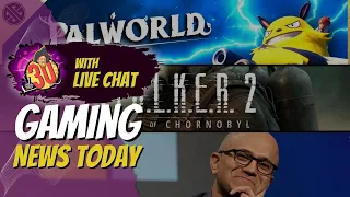 Gaming news: Stalker 2 Delayed Again, Palworld: Pokemon Killer? Nadella on Games, Xbox, Consoles, AI