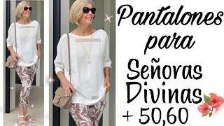 PANTALONES FAVORECEDORES PARA SEÑORAS DE 50 60 Y 70 AÑOS CONSEJOS DE MODA PARA MUJERES DE 50 Y MAS