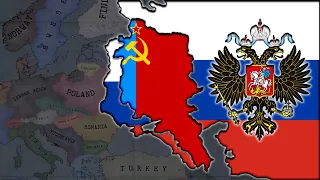 What if the Soviet Civil War Had Still Continued - Hoi4 Timelapse