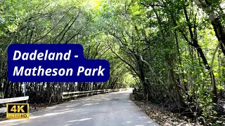 Miami Drive | Dadeland - Matheson Park | Florida USA [4K]
