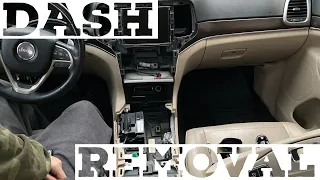 Jeep Grand Cherokee Dash and Shifter Removal (2014-2020)