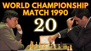 Garry Kasparov vs Anatoly Karpov | World Championship Match 1990 | Round 20