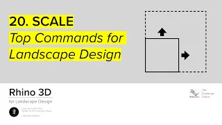 20. SCALE | Rhino Commands for Landscape Design