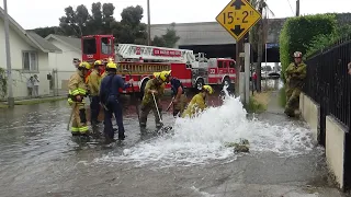 LAFD Light Force 33 on scene