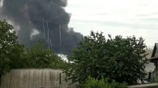 07.17.2014 В районе с. Грабово Шахтерского р-на сбит самолёт