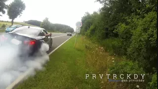 MASSIVE BURNOUT BMW M4 at the Nurburgring!