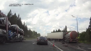 Ужасная авария на M-10 около Кузнецовки (под Великим Новгородом, 13.07.2017)