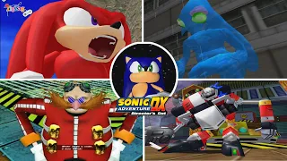 Sonic Adventure 1 DX | All Bosses Fight + Cutscenes | Play as Sonic | ZigZagGamerPT