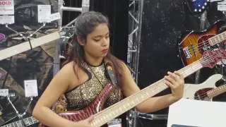 Mohini Dey at 2018 winter NAMM