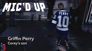 Corey Perry's Son Griffin Mic'd Up Pregame