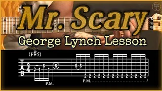 George Lynch Guitar Lesson | Mr. Scary Riffs | Guitar Archives