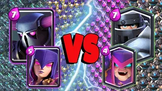 PEKKA + WITCH Vs MEGA KNIGHT + MOTHER WITCH| 2V2