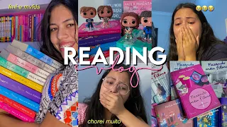 reli TODOS os livros de “fazendo meu filme” e “minha vida fora de série”! | vlog de leitura