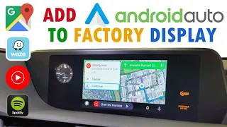 UPGRADING Your Factory Screen ADD APPLE CARPLAY ANDROID AUTO GOOGLE MAPS WAZE SPOTIFY LEXUS BMW AUDI