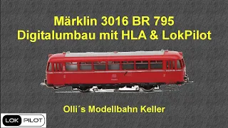 Märklin 3016 BR 795 Digitalumbau mit LokPilot V5