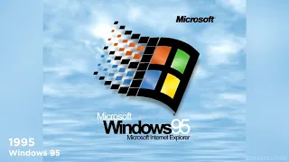 Evolution of Windows Startup Screens 1993 - 2020 windows