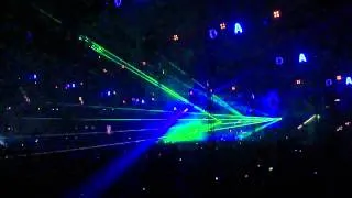 Mayday 2010 Katowice - Laser Show on Members of mayday in HD (HQ Sound)