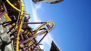 Batman la Fuga front seat on-ride HD POV Parque Warner Madrid