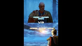 Odin (Gowr) Vs Greek Gods (Gow)#godofwarragnarok #odin #gow