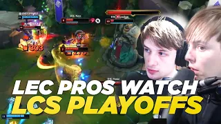 LS | DIG vs EG Analysis | LEC Pros Watch LCS Playoffs ft. Nemesis, Crownie, and Max Waldo