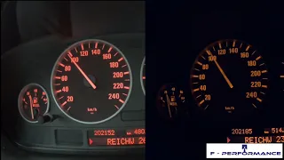 BMW X5 3.0d (E53 Stage1) 0-160 km/h