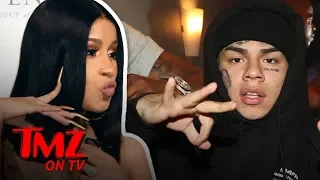 Cardi B Admits She's a Blood but Not in Tekashi69's Old Set Nine Trey | TMZ TV