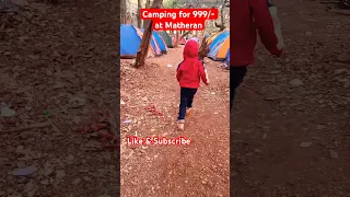 Funtime 😃⛺️🚌 at Matheran Camping for just 999/- pp #shorts | Fun with Hiyan | Hiyan & Mommy