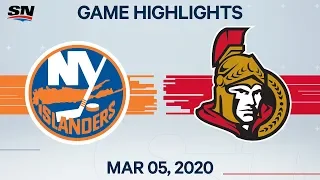 NHL Highlights | Islanders vs. Senators – Mar. 5, 2020