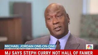 Michael Jordan says Steph Curry not a Hall of Famer YET