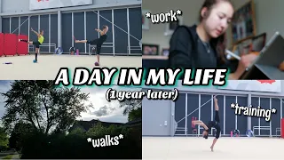 A DAY IN THE LIFE of a RHYTHMIC GYMNAST (1 year later) | Sophie Crane