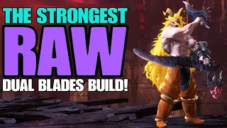 MHWI: The Strongest Raw Dual Blades Build! (Fatalis Dual Skies)
