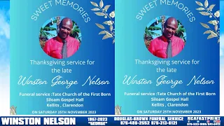 Winston Nelson {Funeral Service}