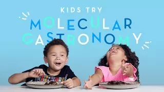 Kids Try Molecular Gastronomy | Kids Try | HiHo Kids
