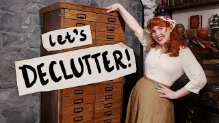 Time to DECLUTTER! (& restore this apothecary cabinet)