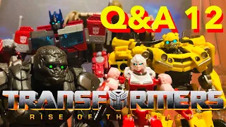Transformers Q&A 12 (Rise of the Beasts Edition) #transformersriseofthebeasts