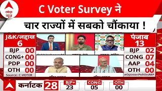 चार राज्यों पर C Voter का आया सर्वे, किस राज्य में कौन आगे ? Lok Sabha Elections 2024 | ABP News