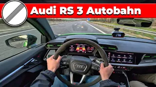 Audi RS3 8Y Top Speed | Launch Control | Pure Sound | Autobahn 250+km/h