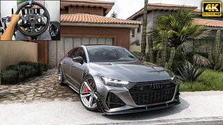 Audi RS7 Sportback | Forza Horizon 5 | Logitech g29 gameplay