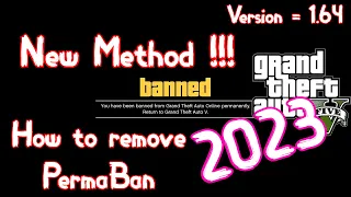 HOW TO REMOVE PERMA BAN GTA V ONLINE 2023 (New Method)