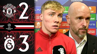 Ten Hag & Hojlund React After Galatasaray Fixture